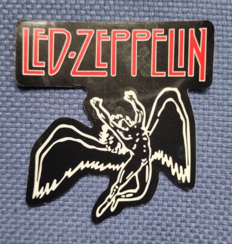 Sticker Led Zeplin Sticker (abtibild) Led Zeppelin Angel (JBG) - Bestial.ro